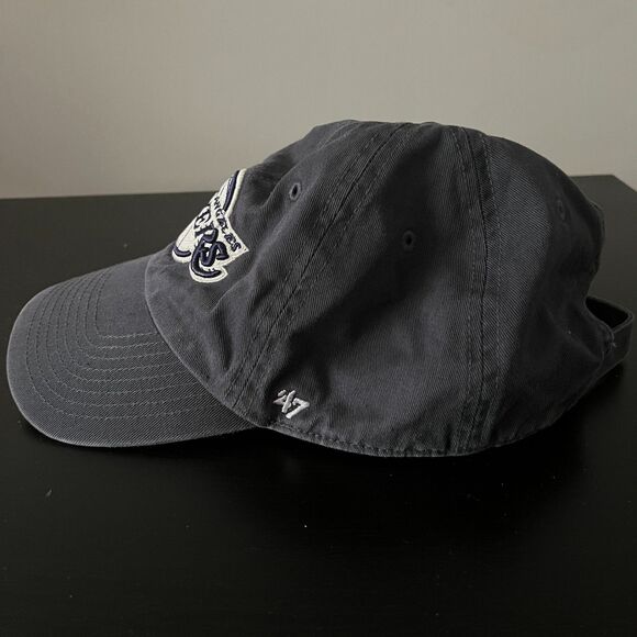 Los Angeles Lakers '47 OSFA Cap Adjustable Dad Hat NBA Basketball Grayish Blue - Picture 4 of 5